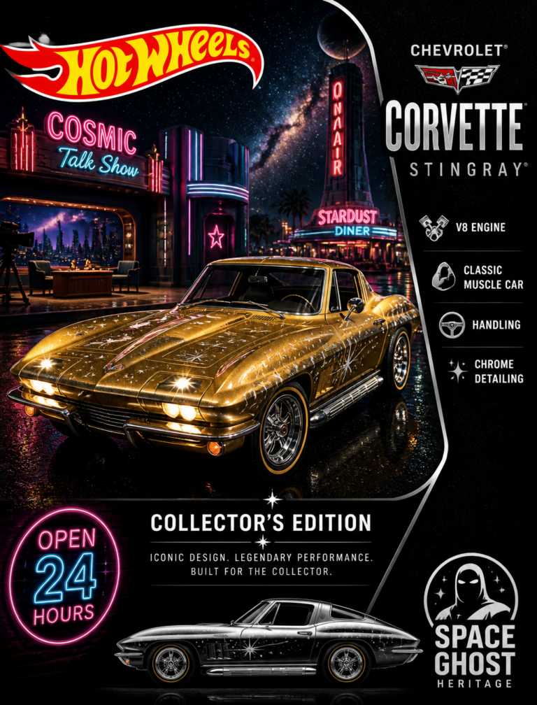 Промпт для создания кинопостера Chevrolet Corvette Stingray