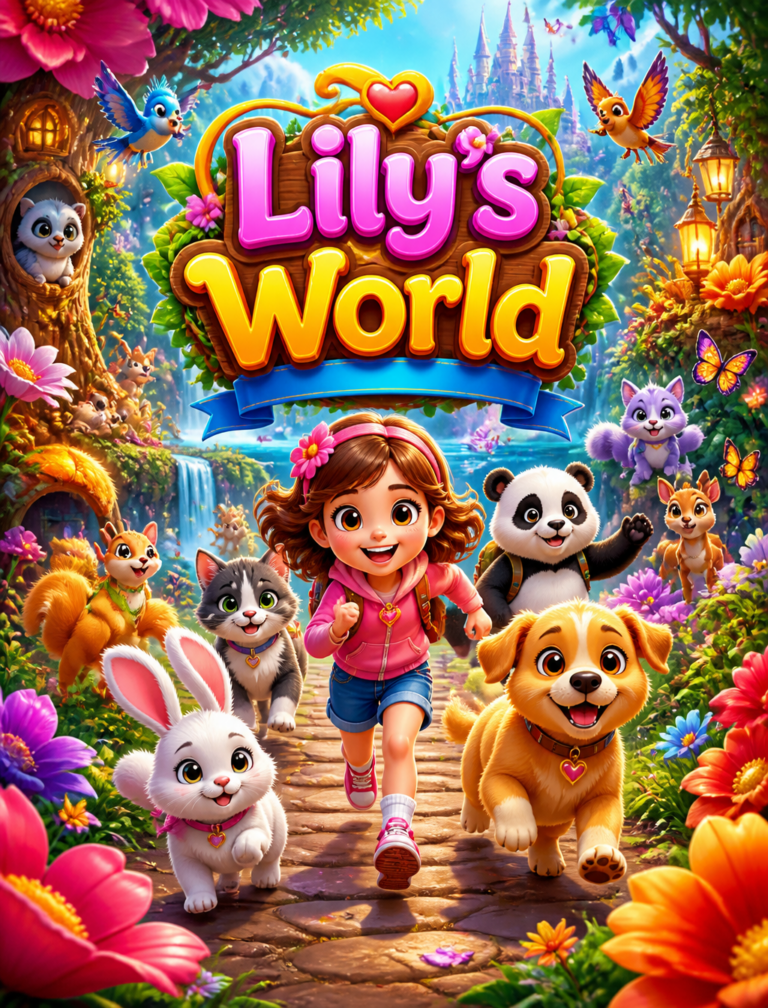 Промпт для создания обложки мобильной игры Lily’s World