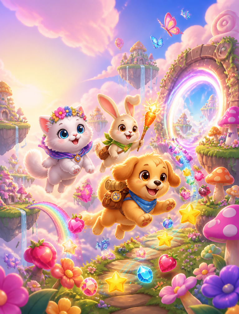 Промпт для генерации изображений арта для игры Lily’s World