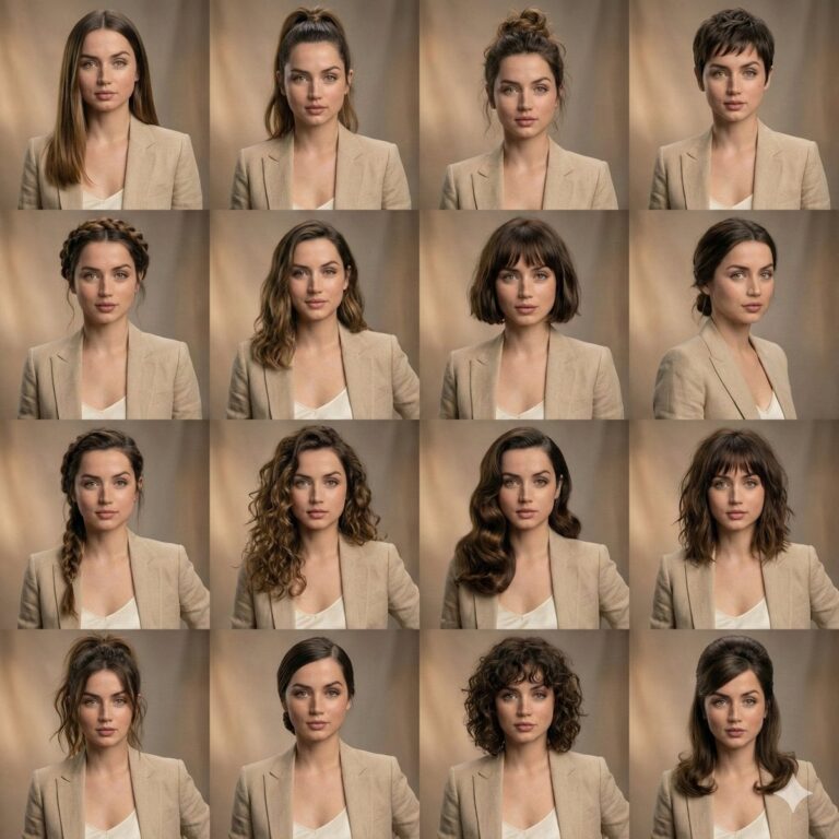 Промпт для нейросети: создание редакционный beauty коллажа с неизменным лицом