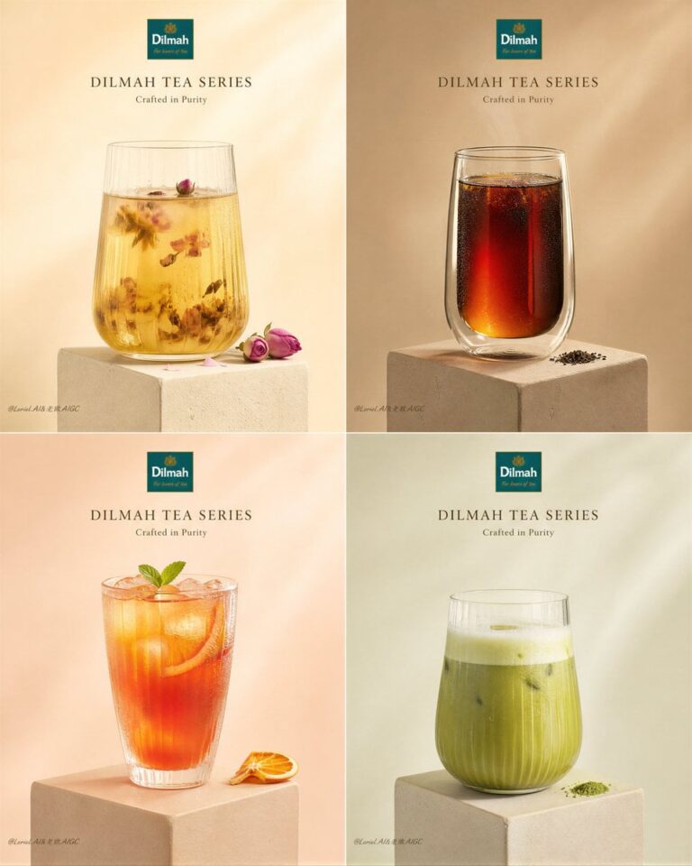 Промпт для создания кинопостера Dilmah Tea