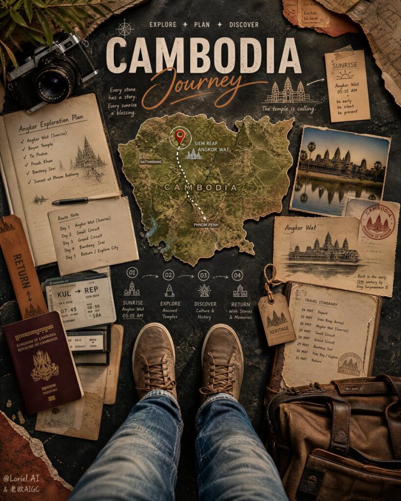 Промпт для создания кинопостера Taiwan Journey