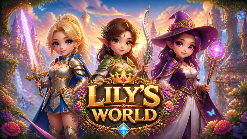 Промпт для создания кинопостера игры Lily's World