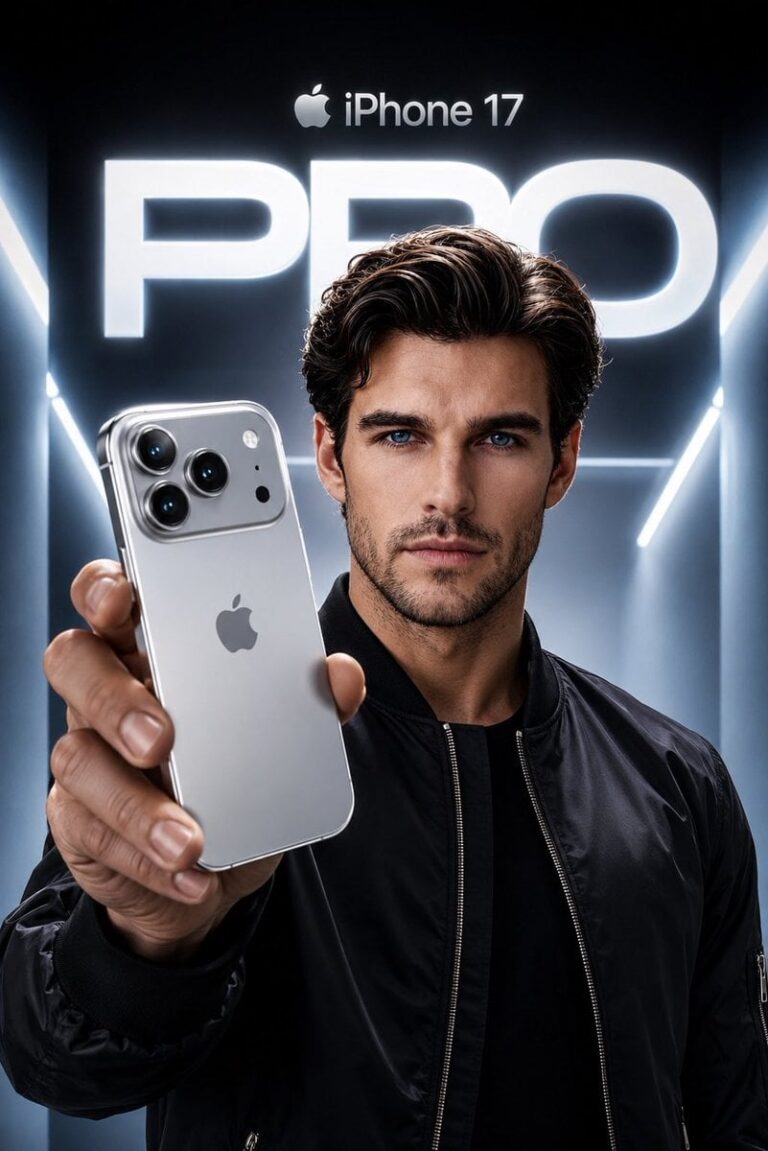 Промпт для фото: создание рекламы iPhone 17 Pro в стиле Apple
