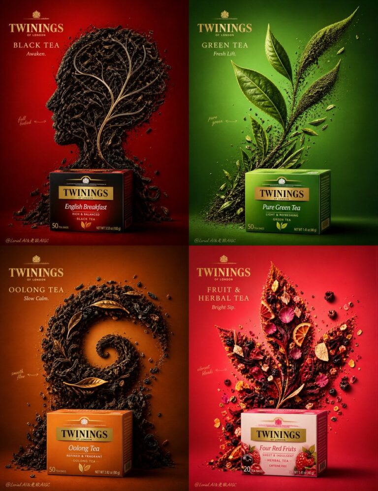 Промпт для создания кинопостера Twinings