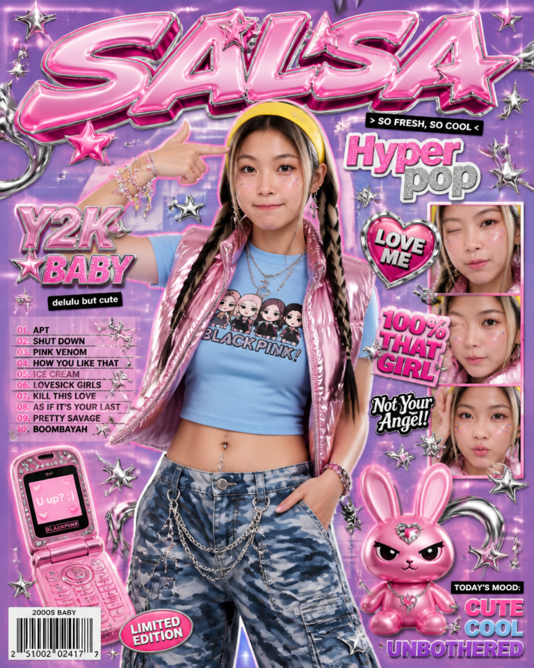 Создание обложки в стиле Y2K Hyper-pop: руководство по визуальной эстетике