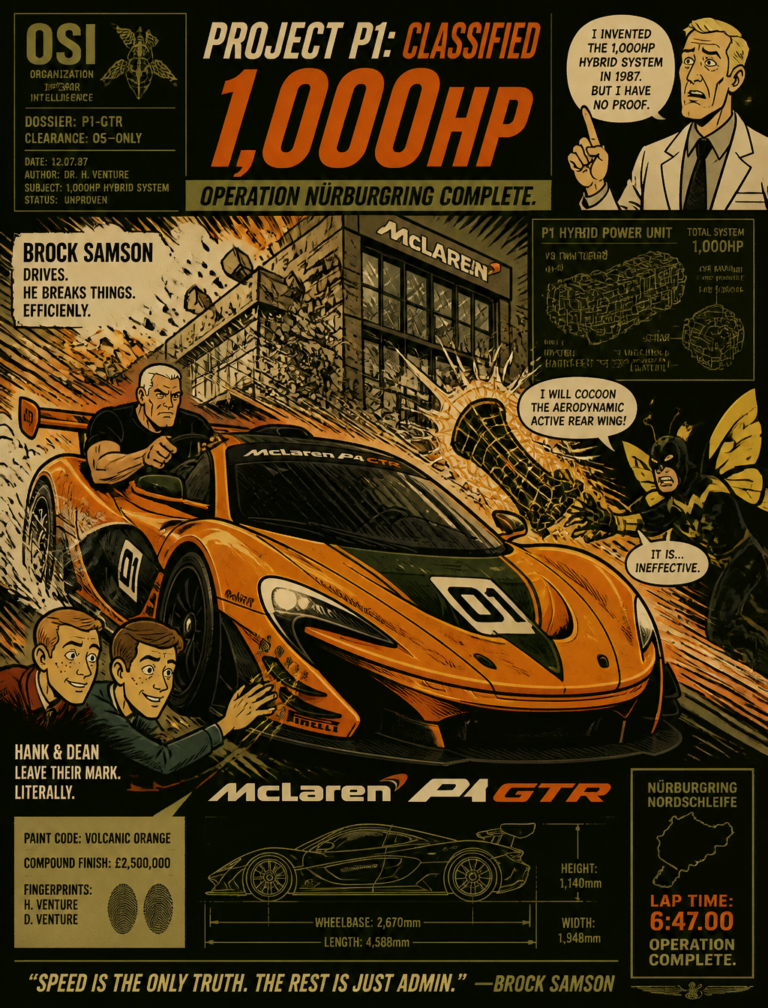 Промпт для создания кинопостера McLaren P1 GTR