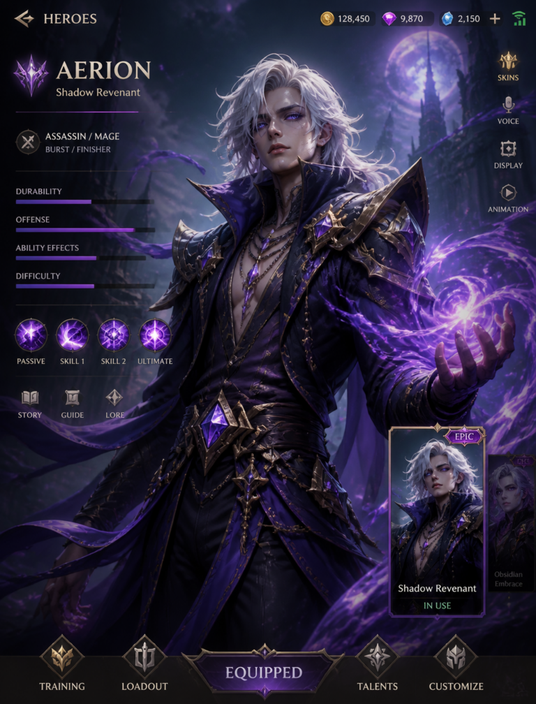 Как создать кинематографичную idle-анимацию для MOBA-героя: руководство
