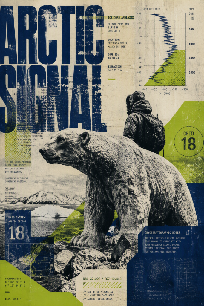 Промпт для создания кинопостера Arctic Signal