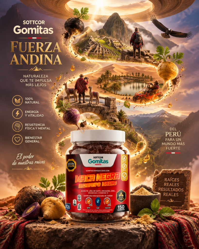 Промпт для создания кинопостера Sottcor Gomitas Peru