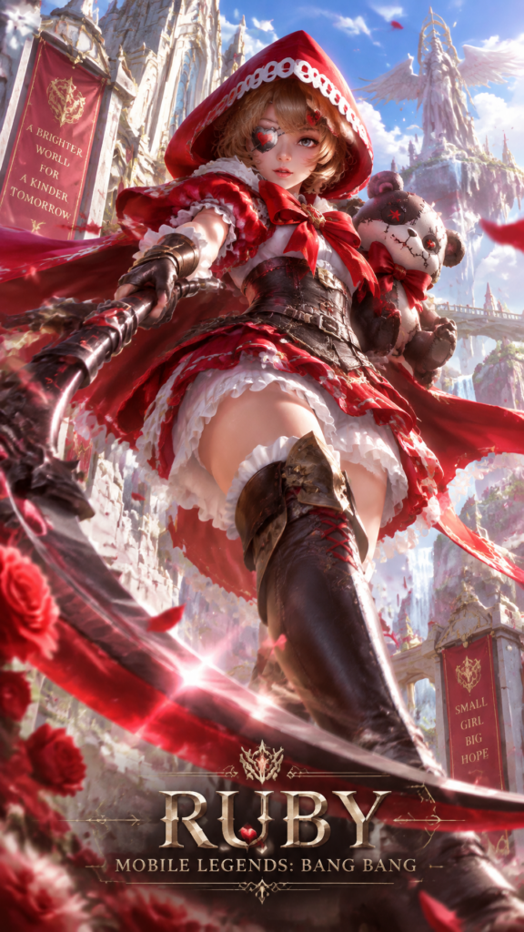 Промпт для создания кинопостера Mobile Legends: Ruby