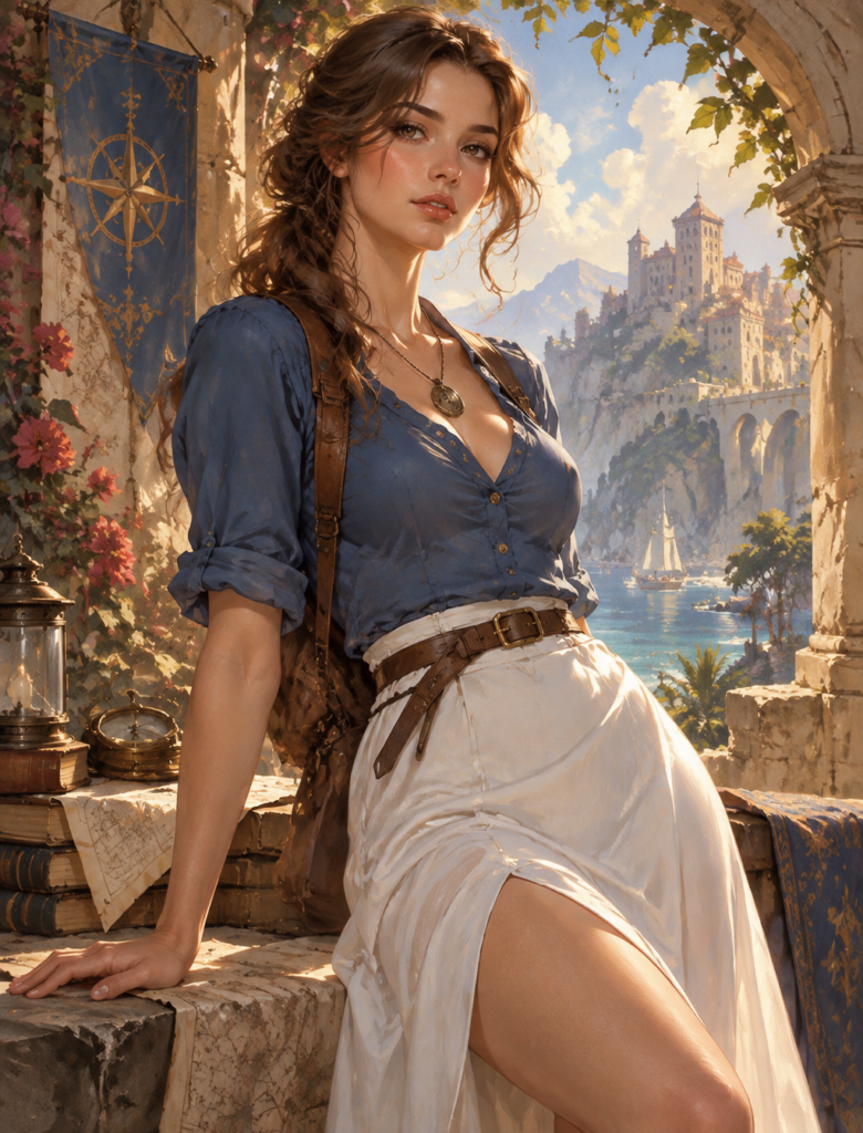 Промпт для создания кинопостера в стиле pulp adventure