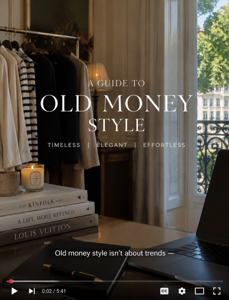 Промпт для генерации изображений в стиле old money